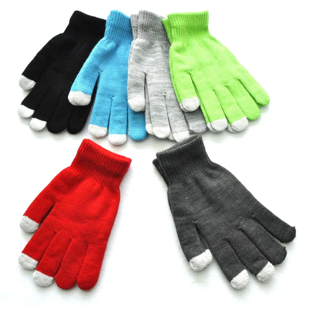 Top Trends: Newest Mobile Phone Touch Screen Gloves Men's And Women's Warm Knitting Plush Glove Writting And Riding Thicked Mittens Shoppable Styles