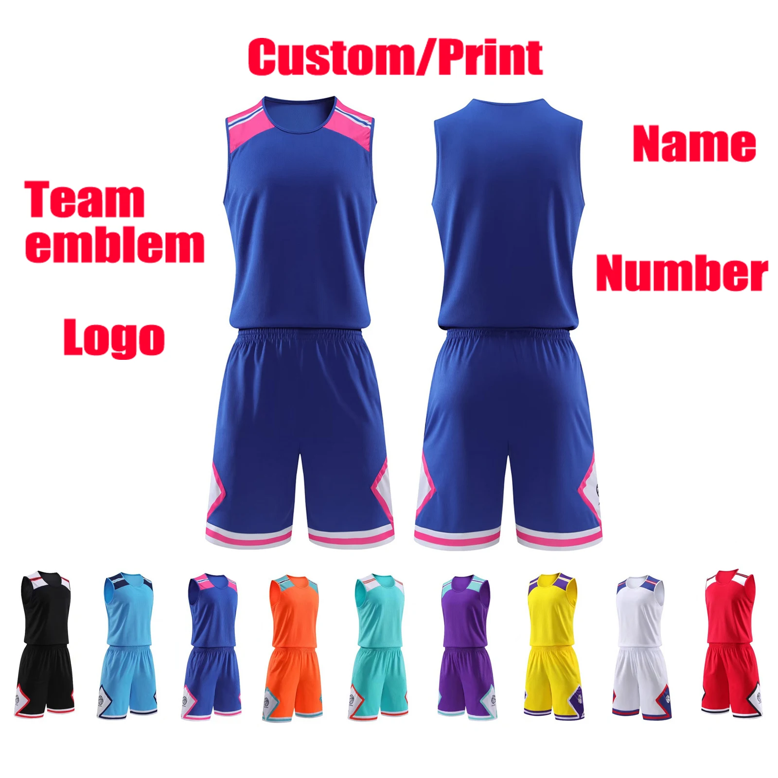 Top Trends: Basketball Jersey Custom Basketball Training Suit Logo Print Adult And Kids Clothes Sports Vest Men Boys Basketball Jersey Sets Shoppable Styles