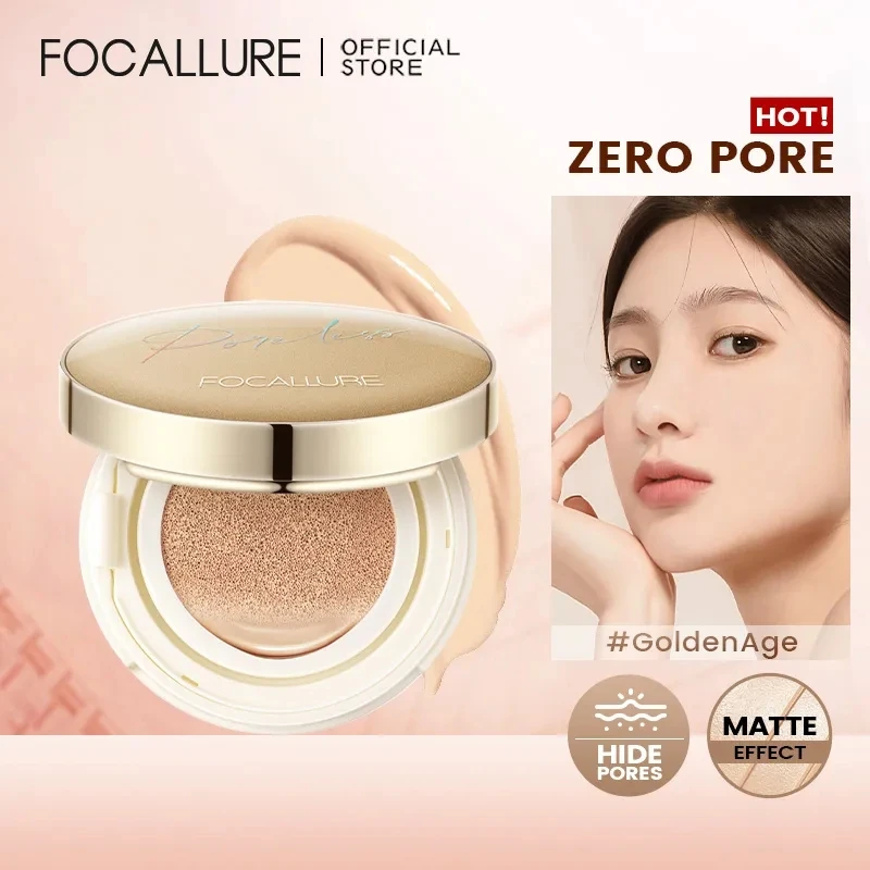 Top Trends: FOCALLURE Air Cushion Poreless BB Cream Waterproof Long Lasting Brighten Face Concealer Matte Foundation Cosmetics With Puff Shoppable Styles