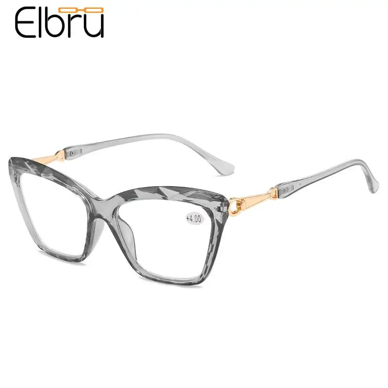 Top Trends: Elbru 2023 New Cateye Reading Glasses Women Fashion Prescription Presbyopic Optical Eyeglasses Eyewear For Vision Unisex + 1+ 2+ 4 Shoppable Styles