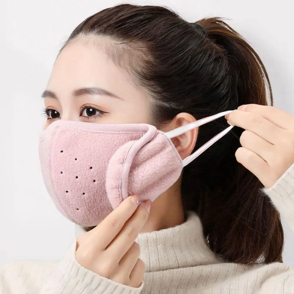 Top Trends: Winter Windproof Half Face Mask Ear Warmer Earflap Men Women Breathable Face Cover Earmuffs Shoppable Styles