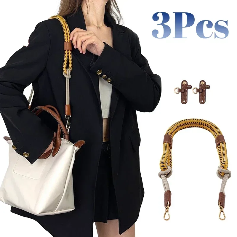 Top Trends: 3Pcs / Set Bag Strap For Longchamp Mini Bag Modified Strap Rope Free Punching 78cm Shoulder Strap Shoppable Styles