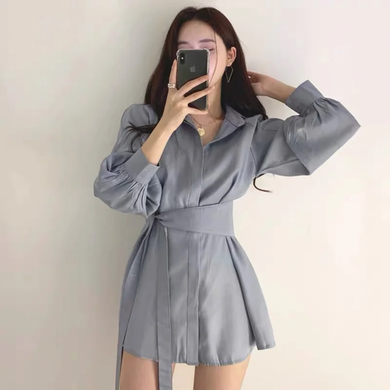 Top Trends: Spring White Blouses Women Casual Simple Long Sleeve Shirts Elegant Office Shirt Korean Female Commute Slim Basic Top Shoppable Styles - Image 6