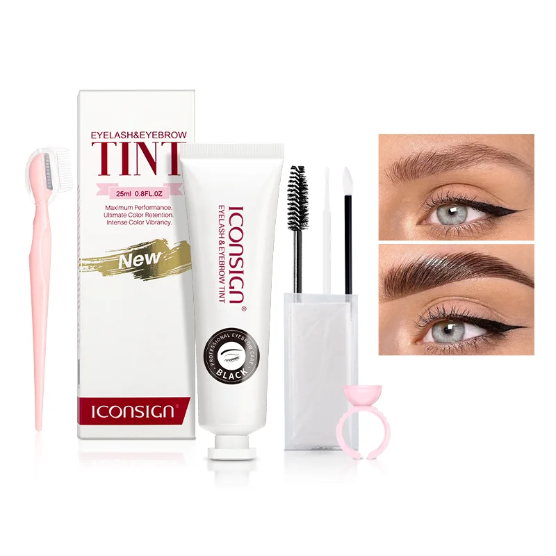 Top Trends: ICONSIGN Lashes Eyebrow Tint Kit Professional Fast Perming Dye Brow Mascara Tattoo Cream Waterproof Long Lasting 60 To 90 Days Shoppable Styles