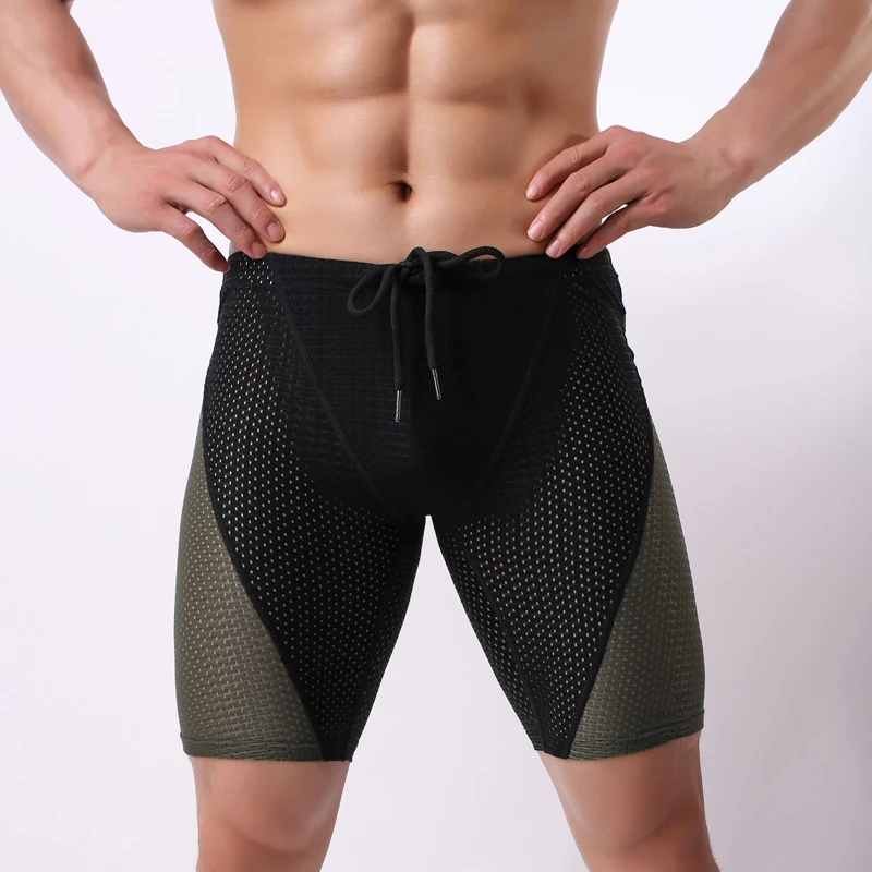 Top Trends: Men&#039;s Beach Summer Compression Shorts Spliced Short Leggings Joggers Quick-drying Skinny Fitness Shorts Men Shoppable Styles