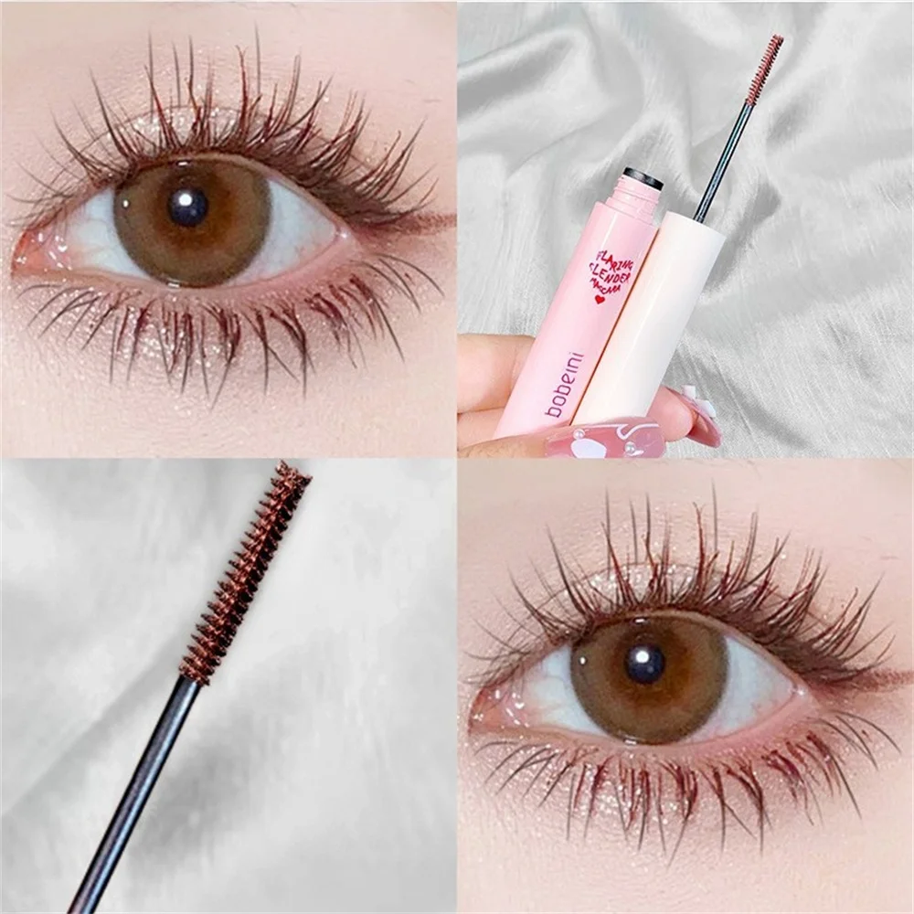 Top Trends: New Korean Cosmetics Black Brown Mascara Lengthens Eyelashes Extra Volume Waterproof Natural Lashes Female Professional Makeup Shoppable Styles