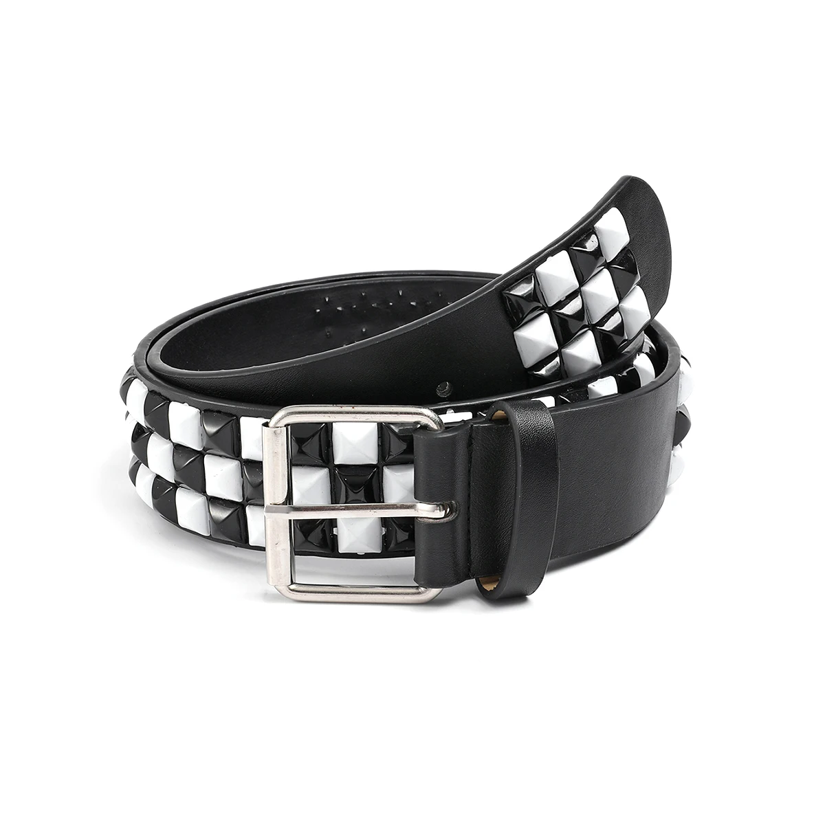 Top Trends: Fashion Classic Pyramid Studs Punk Belt For Men Shoppable Styles