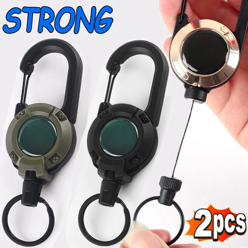 Top Trends: Carabiner Retractable Keychain Pull Badges Reel Multitool Survival Climbing Buckle Key Chain Buckle Outdoor Camping Equipment Shoppable Styles