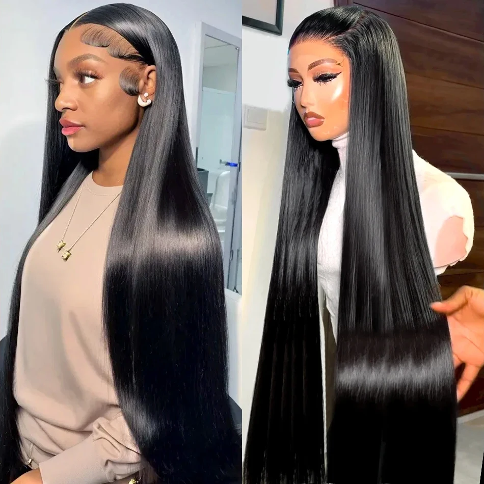 Top Trends: Bone Straight 13x4 Lace Front Human Hair Wigs 13x6 HD Lace Frontal 4x4 Closure Glueless Wig Human Hair Ready To Wear For Women Shoppable Styles