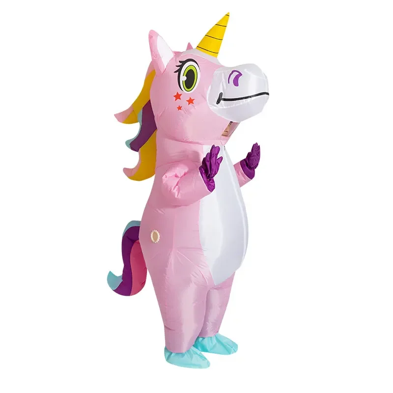 Top Trends: Adult Pink Full Body Unicorn Inflatable Anime Cosplay Costume Shoppable Styles