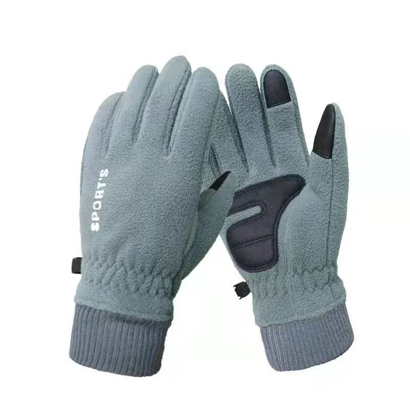 Top Trends: Winter Men Women Gloves Polar Fleece Thick Warm Cycling Sports Driving Waterproof Non-Slip Touch Screen Motorcycle Gloves Shoppable Styles