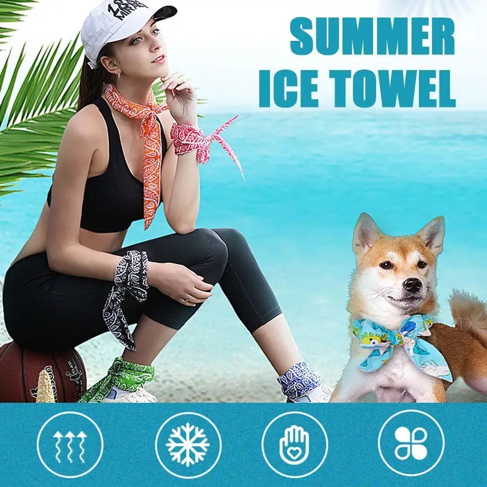 Top Trends: Cooling Neck Wraps Summer Cooling Bandana Ice Scarf Keep Cool Neck Wrap Soaked Tie Around Neck Ice Cool Scarf For Women Men Kids Shoppable Styles