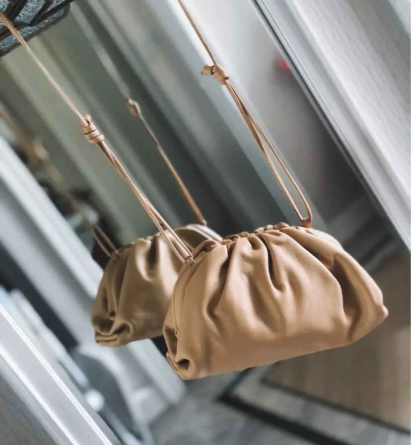 Top Trends: Ladies Famous Luxury Brand Designer Synthetic Leather Y2k Cloud Small Handbag Color Soft Dumpling Shoulder Crossbody Women&#039;s Bag Shoppable Styles