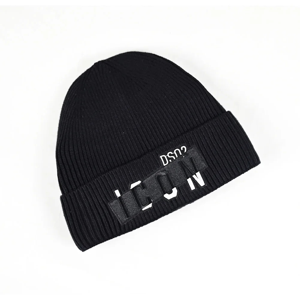 Top Trends: DSQICOND2 Brand Beanie Printed Ski Knitted Hat ICON DSQ Letter Men&#039;s And Women&#039;s Winter Hat Warm Baggy Beanies Knitted Skull Hat Shoppable Styles