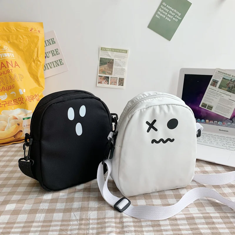 Top Trends: Ghost Bag Purse Funny Cute Ghost Kawaii Women Bag Cartoon Harajuku Shoulder Bags Devil Bag Small Capacity Satchel Coin Purse Shoppable Styles