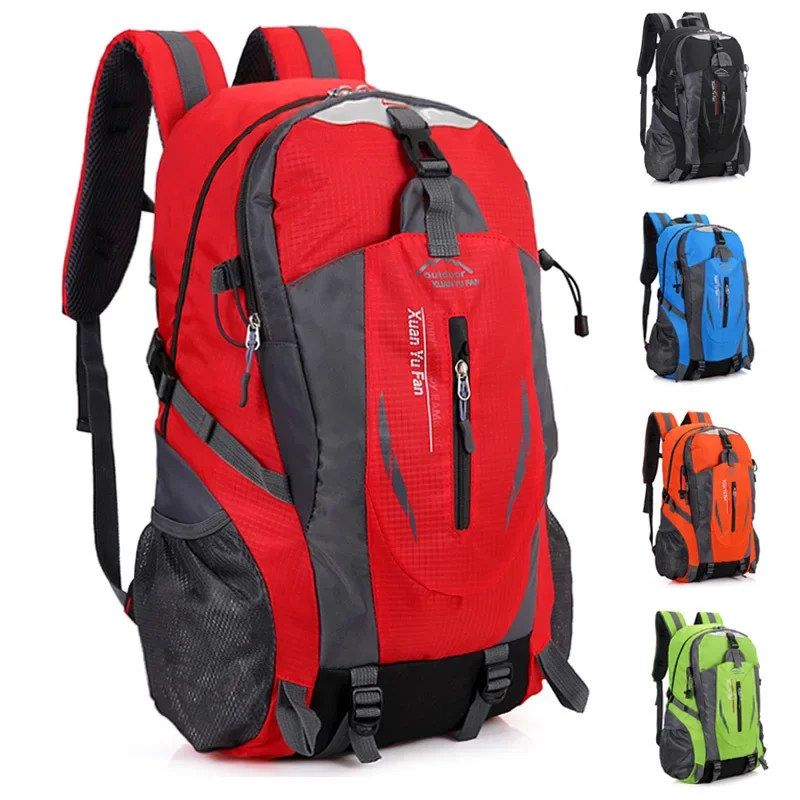 Top Trends: New Nylon Waterproof Travel Backpacks Men Climbing Travel Bags Hiking Backpack Outdoor Sport School Bag Men Backpack Women Shoppable Styles