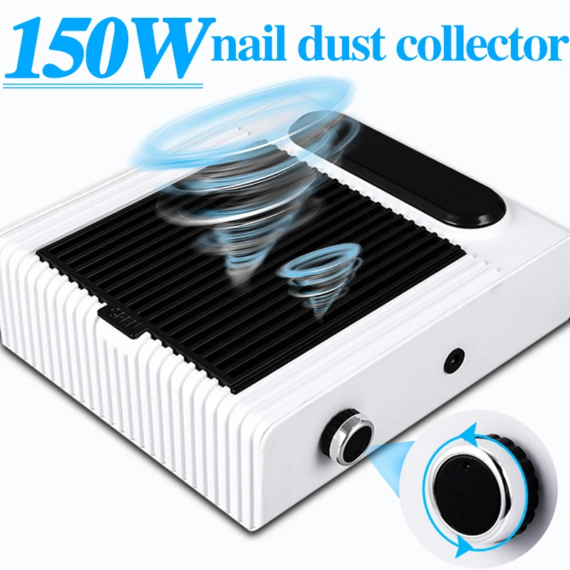 Top Trends: 150W Powerful Nail Dust Collector For Manicure Nail Vacuum Cleaner With Fitter Nail Dust Fan For Manicure Salon Equipment Shoppable Styles