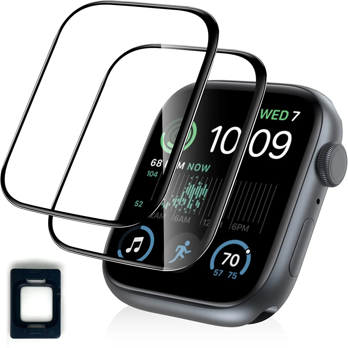 Top Trends: Protector Film For Apple Watch 44mm 45mm 40mm 41mm 42mm 38mm 3D Curved Screen Protectors Iwatch Series 8 7 SE 6 5 4 3 Ultra 49MM Shoppable Styles