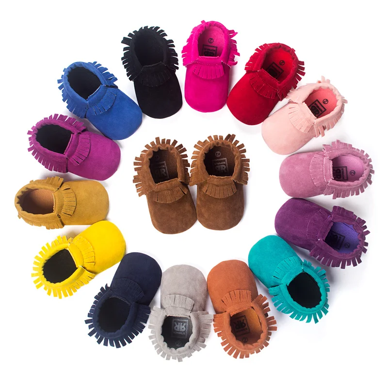 Top Trends: Baby Shoes Newborn Infant Boy Girl First Walker Suedu Cotton Sofe Sole Princess Fringe Toddler Baby Crib Shoes Casual Moccasins Shoppable Styles