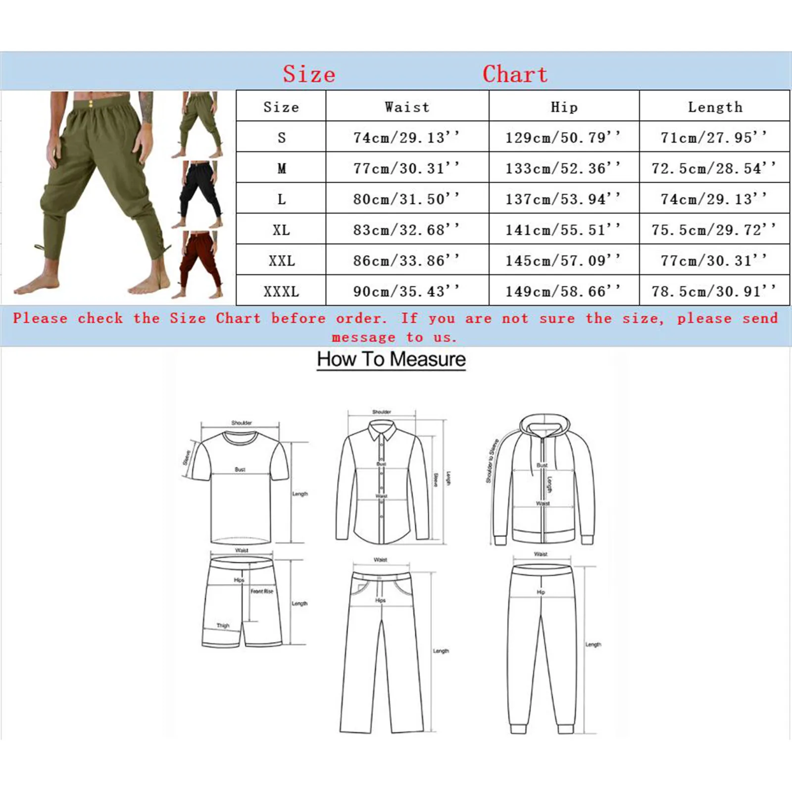 Top Trends: Adult Men Medieval Pirate Pants Linen Horseman Knight Costume Loose Leggings Viking Black Navigator Leg Bandage Trouser S2023 Shoppable Styles - Image 6