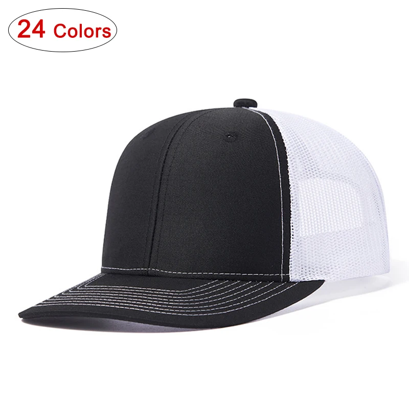 Top Trends: Branded Mesh Trucker Cap Men Women Summer Baseball Caps Breathable Outdoor Streetwear Hat Hip Hop Bone Snapback Caps Adjustable Shoppable Styles