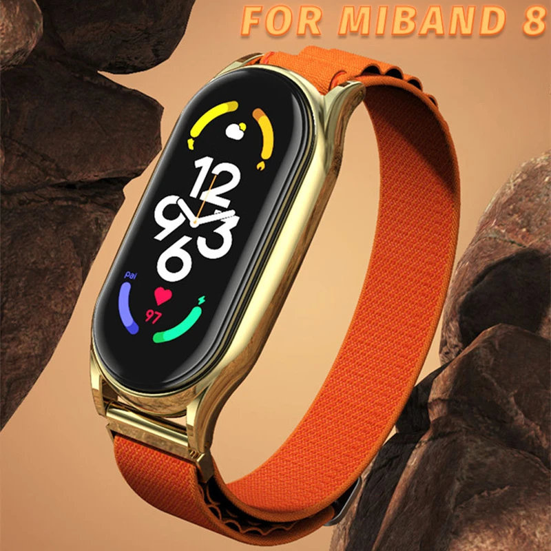 Top Trends: Alpine &Trail Loop Strap For Xiaomi MiBand 8 Smart Band Replacement Bracelct Correa Wristband For Miband 8 NFC Strap Accessories Shoppable Styles