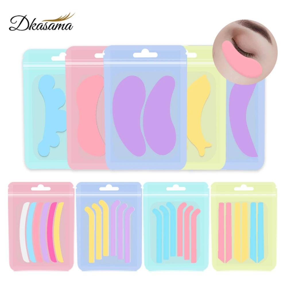 Top Trends: Dkasama 1pack Reusable Eyelash Lifting Silicone Stripe Eye Patches Lifting Curler Pad Perm Ribbon Eyelash Extension Supplies Shoppable Styles