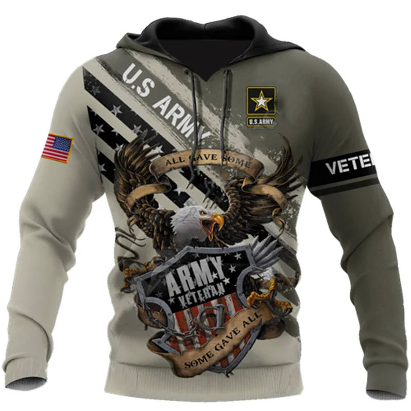 Top Trends: Fashion Cool Men's Hoodie 3D Printed Hoodie Edition Trend American Flag Eagle Men Sportswear Kids Casual Unisex Pullover Shoppable Styles - Image 6