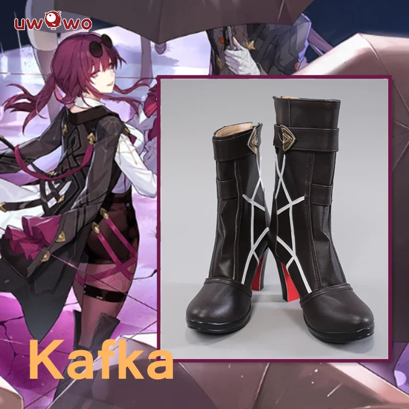 Top Trends: In Stock UWOWO Honkai Star Rail Kafka Cosplay Boots Stellaron Hunters HSR Nihility Cosplay Kafka Shoes Boots Shoppable Styles