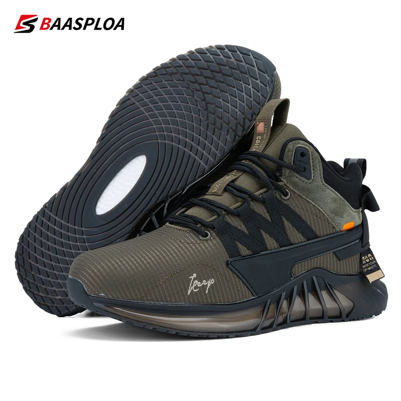 Top Trends: Baasploa Winter Shoe For Men Warm Walking Shoes Waterproof Fashion Plush Shoes Male Comfortable Casual Sneaker 2023 New Shoppable Styles