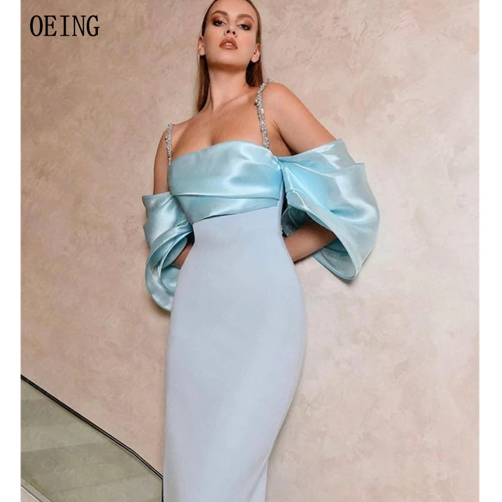 Top Trends: OEING 2023 Elegant Glitter Spaghetti Straps Off The Shoulder Formal Occasion Party Dresses Side Slit Floor Length Prom Gowns Shoppable Styles