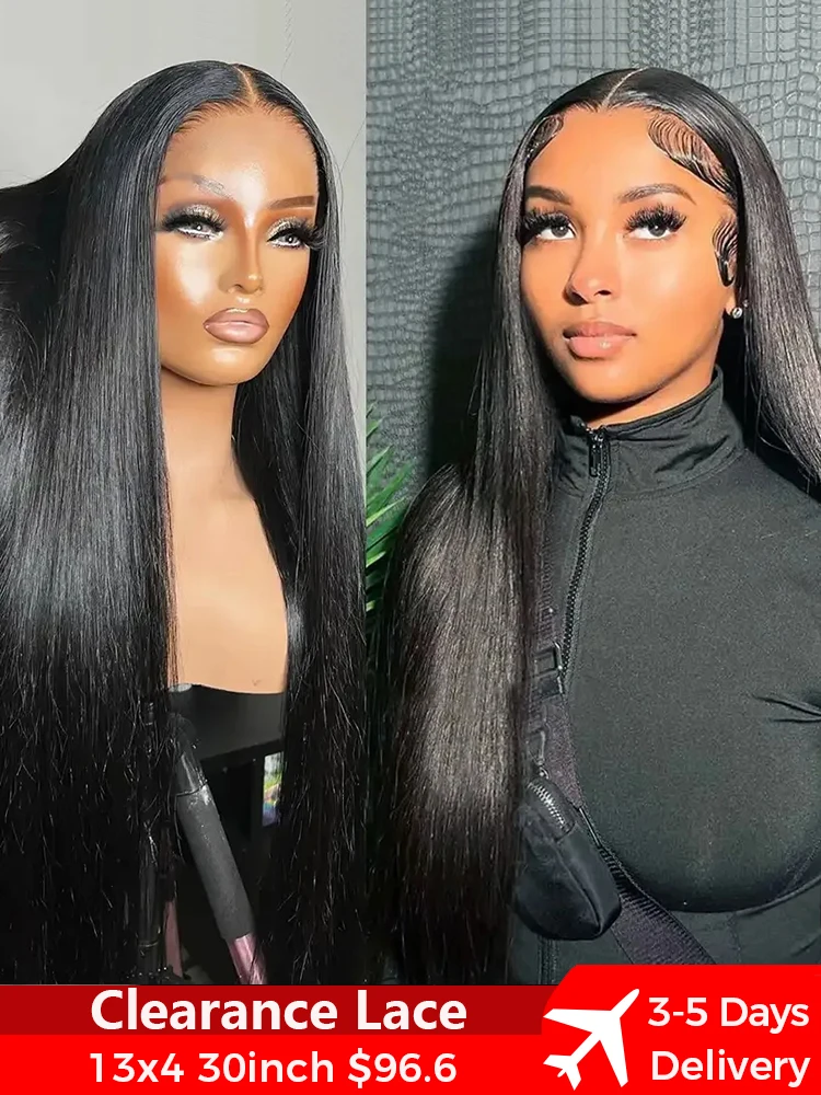 Top Trends: 13×4 HD Lace Front Wig Straight Human Hair Wigs PrePlucked HD Transparent 13x6 Lace Frontal Wigs 4X4 Glueless Wigs For Women Shoppable Styles