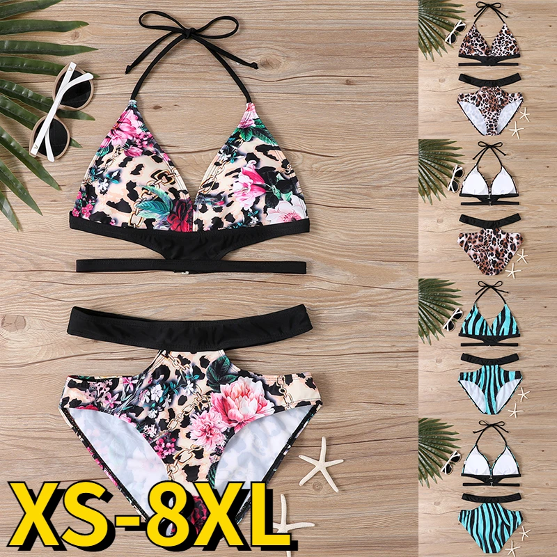 Top Trends: 2023 New Women&#039;s High Waist Swimsuit New Design Printing Swimsuit Two Piece Set Bikini Set Summer Fashion Comfort Beachwear Shoppable Styles