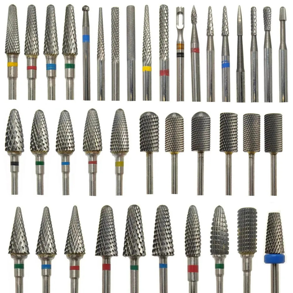 Top Trends: 67 Type Ceramic And Tungsten Nail Drill Bit For Electric Manicure Machine Size Is 2.35mm Nail Tools Drill Bits For Nails Shoppable Styles