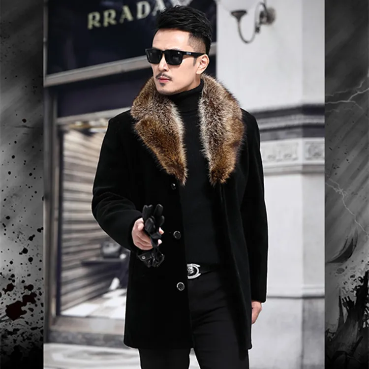 Top Trends: European And American Youth Mid Length Maoni Business Men's Wear 2023 Autumn / Winter New Men's Coat And Coat Trench Shoppable Styles