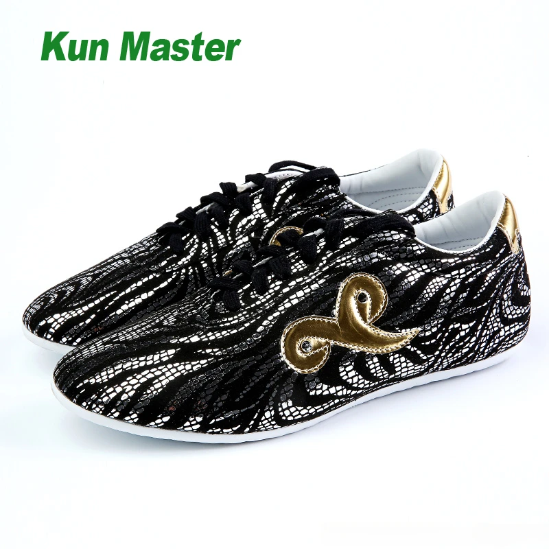 Top Trends: Natrue Leather High Quality Cowhide Tai Chi Shoes Soft Genuine Leather Kung Fu Wushu Shoes Martial Arts Sneaker Shoppable Styles