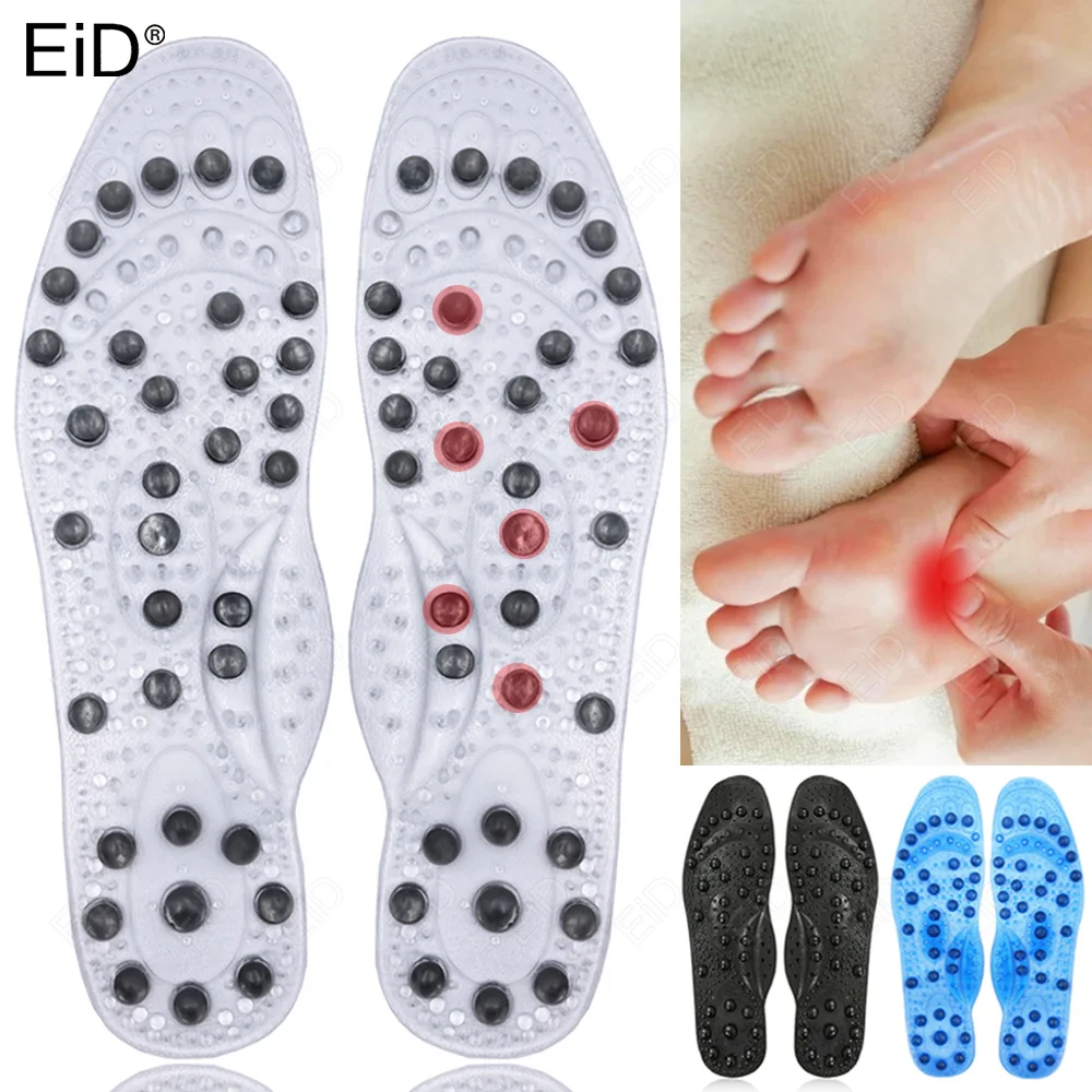 Top Trends: EiD Premium 68 Magnetic Massage Insoles Foot Acupressure Shoe Pads Therapy Slimming Insoles For Weight Loss Man Women Unisex Shoppable Styles