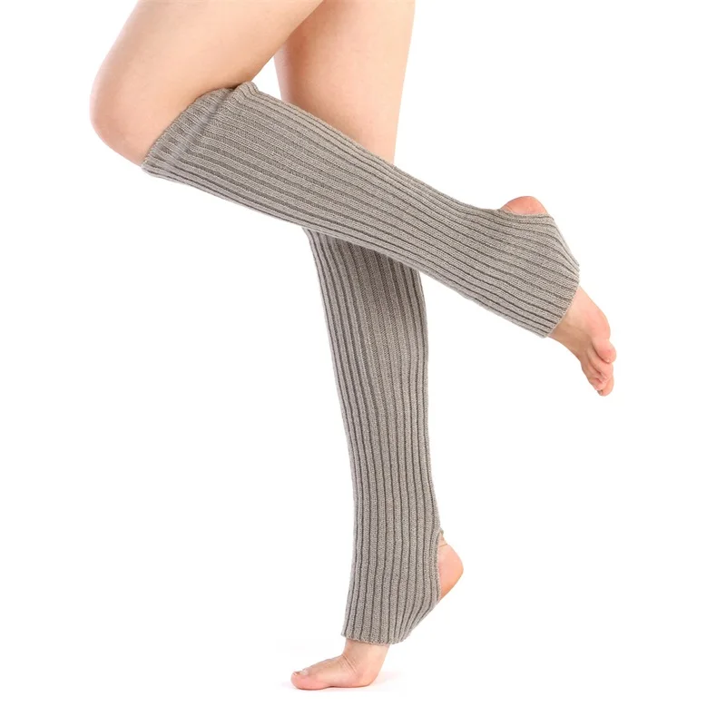 Top Trends: Knitted Leg Cover Body Cover Dance Leggings Yoga Socks Boot Socks Exercising Leg Hose Warmers Female Sports Protection Stockings Shoppable Styles