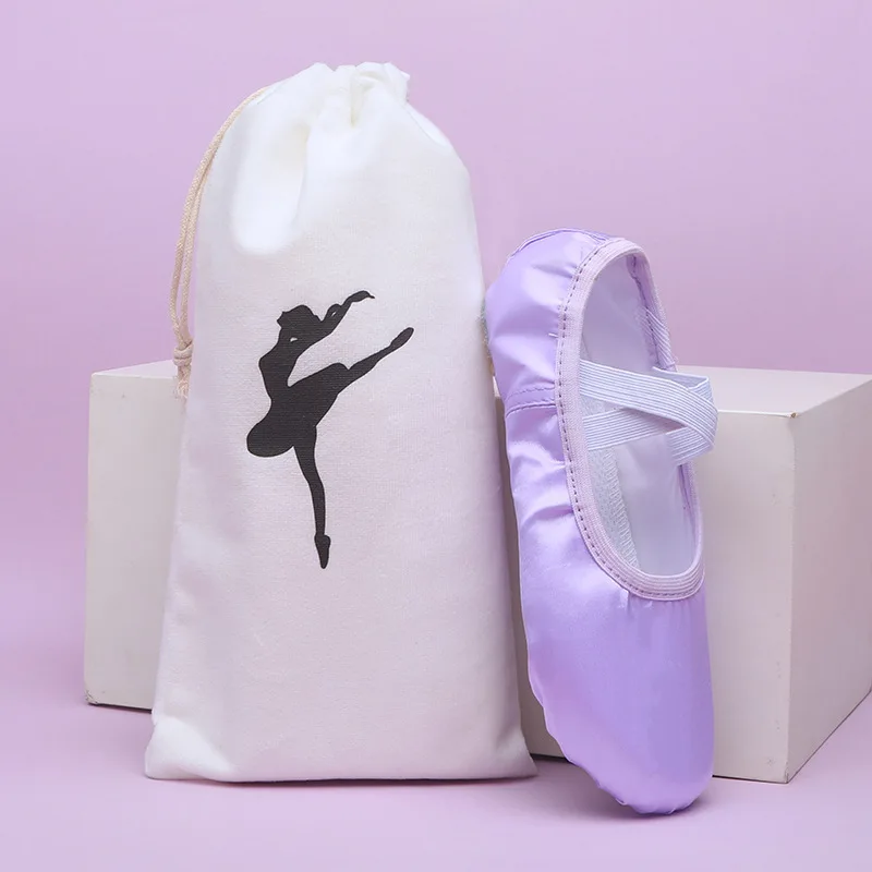 Top Trends: Ruoru Single Drawstring Ballet Dance Bag Flannelette Ballet Bag For Girls Ballerina Pointe Shoes Bags Ballet Dance Accessories Shoppable Styles