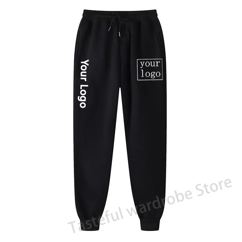 Top Trends: Your Own Design Brand Logo / Picture Personalized Custom Pants Text DIY Long Pants Casual Trousers Men Women Jogging Sweatpant Shoppable Styles