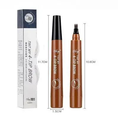 Top Trends: 4 Point Eyebrow Pencil 4 Prong Tip Eyebrow Pen 4 Fork Eyebrow Pencil Waterproof Liquid Eyebrow Pencil Long Lasting Like Real Shoppable Styles - Image 6