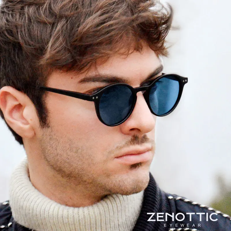 Top Trends: ZENOTTIC Retro Polarized Sunglasses 2023 2024 Men Women Vintage Small Round Frame Sun Glasses Polaroid Lens UV400 Goggles Shades Shoppable Styles