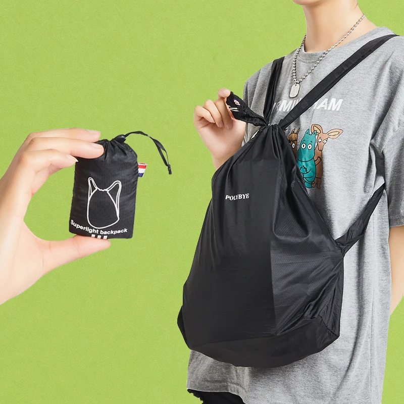 Top Trends: Polybye Super Light Reusable Tote Bag Eco-friendly Recycle Polyester Foldable Backpack Grocery Bag Shoppable Styles