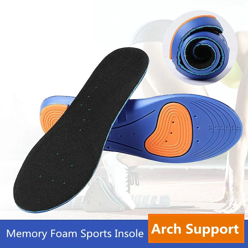 Top Trends: NEW Memory Foam Sport Comfortable Orthopedic Insoles For Feet Man Women Insole For Shoes Arch Support Shoe Sole Running Shoe Pad Shoppable Styles