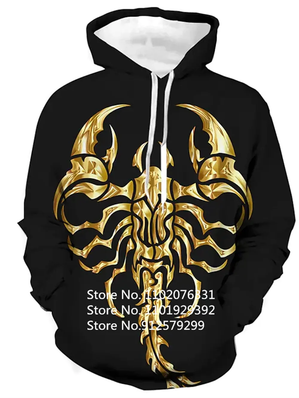 Top Trends: Novelty Scorpion Hip Hop Hoodies Men Women 3D Printed Sweatshirt Harajuku Style Hoodie Casual Pullover Jacket Shoppable Styles