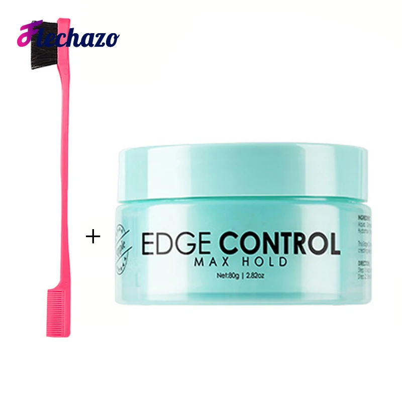 Top Trends: Water Based Edge Control Strong Hold No White Residue Lay Down Baby Hair Oil Wax Cream Edges Control Gel With Brush For 4C Hair Shoppable Styles