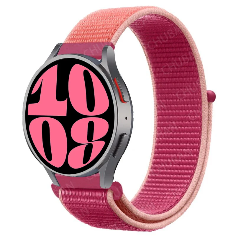 Top Trends: Band For Samsung Galaxy Watch 4 / 5 / 6 Classic / 5 Pro 45mm 47mm 43mm 44mm Nylon Loop Correa Bracelet Huawei GT 2e 3 Strap 22mm 20mm Shoppable Styles