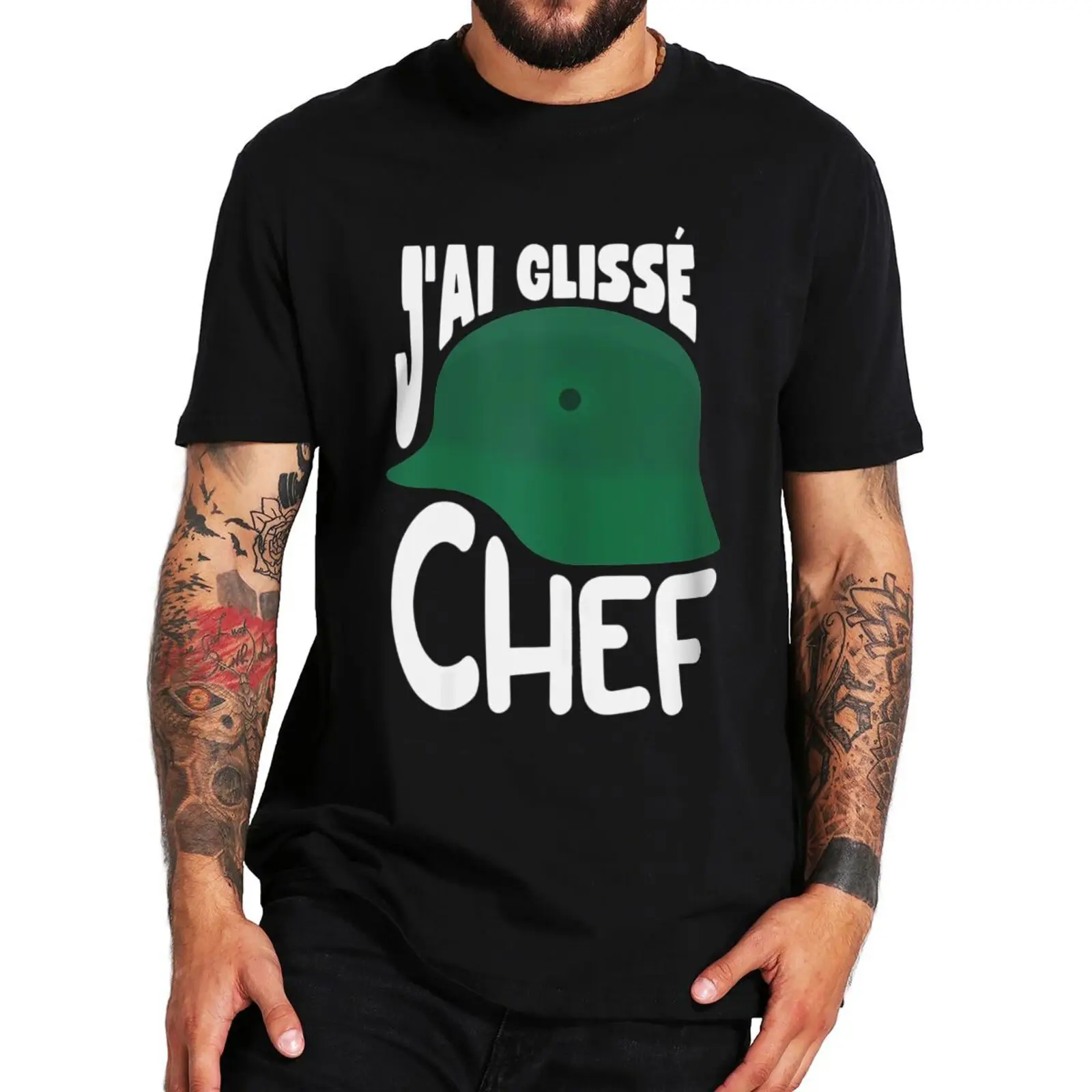 Top Trends: J'ai Glisse Chef T Shirt Funny French Film Quotes Fans Art Tee Tops High Quality 100% Cotton Unisex Casual T-shirts EU Size Shoppable Styles