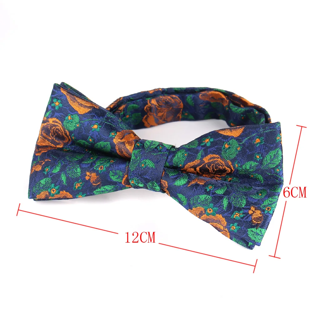 Top Trends: New Floral Men Bow Tie Casual Jacquard Bow Ties For Men Adjustable Bow Ties For Business Wedding Butterfly Suits Cravats Bowties Shoppable Styles - Image 3