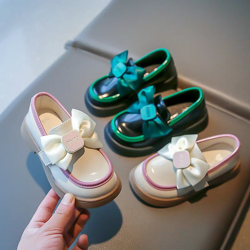 Top Trends: Kids Shoes Girls Shoes Cute Bowknot Girls Loafers PU Leather Girls Dress Shoes Princess Shoes Flats Kids Shoppable Styles